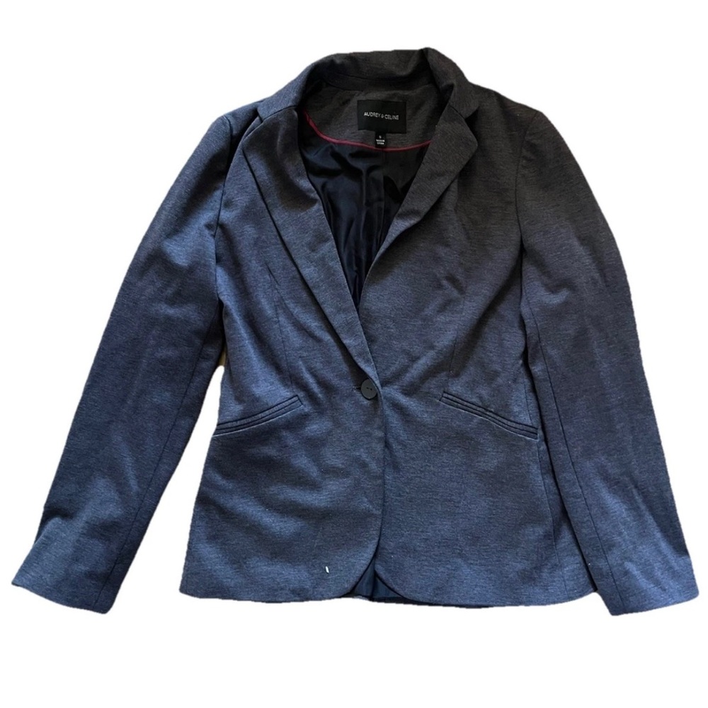 Audrey & Celine Women's Gray Blazer Sz S